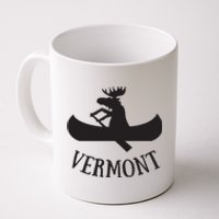 Vermont Moose Canoe Vacation T Coffee Mug