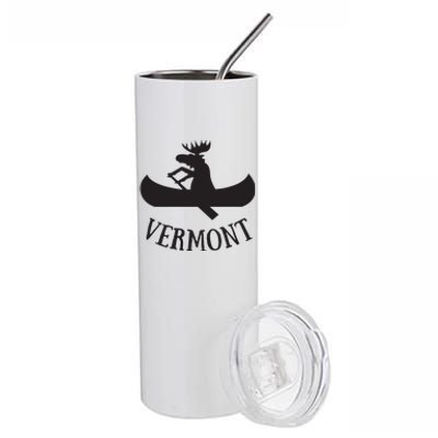 Vermont Moose Canoe Vacation T Stainless Steel Tumbler