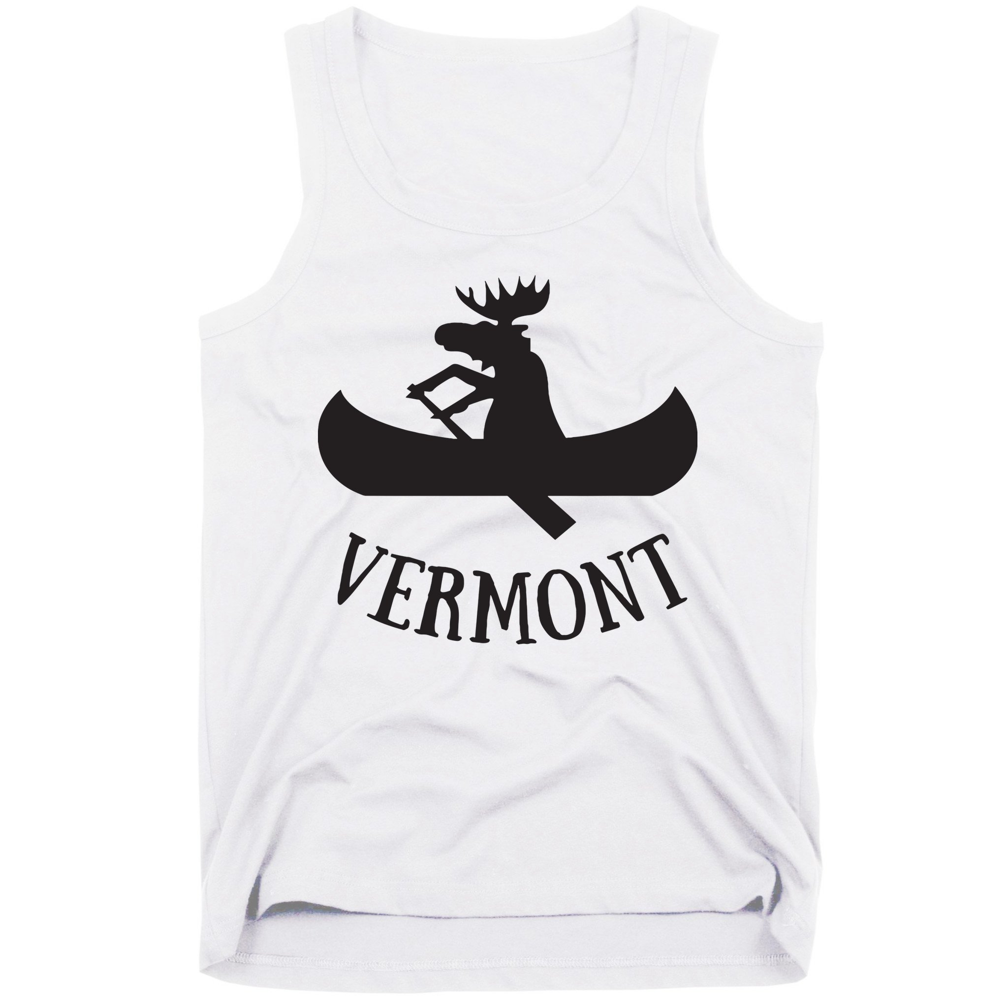Vermont Moose Canoe Vacation T Tank Top