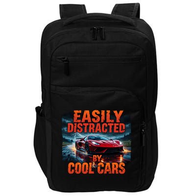 Vintage Muscle Car Easily Distracted By Cool Cars  Gift Impact Tech Backpack