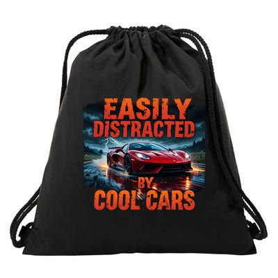 Vintage Muscle Car Easily Distracted By Cool Cars  Gift Drawstring Bag