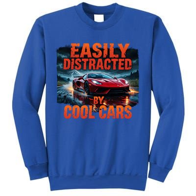 Vintage Muscle Car Easily Distracted By Cool Cars  Gift Sweatshirt