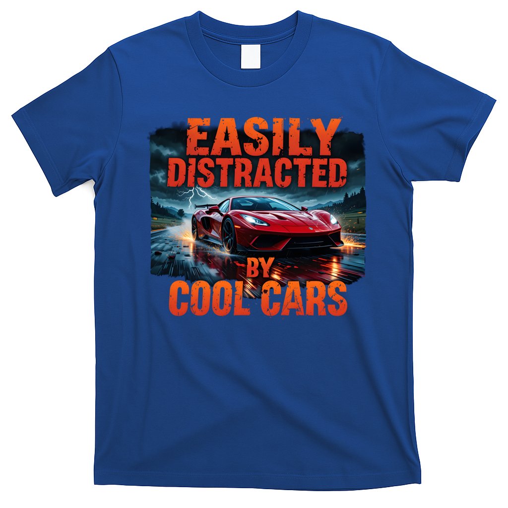 Vintage Muscle Car Easily Distracted By Cool Cars  Gift T-Shirt