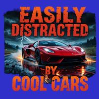 Vintage Muscle Car Easily Distracted By Cool Cars  Gift T-Shirt