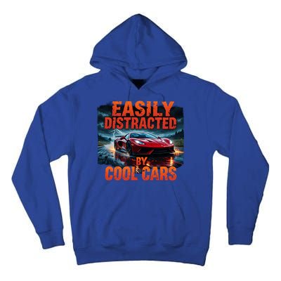 Vintage Muscle Car Easily Distracted By Cool Cars  Gift Tall Hoodie
