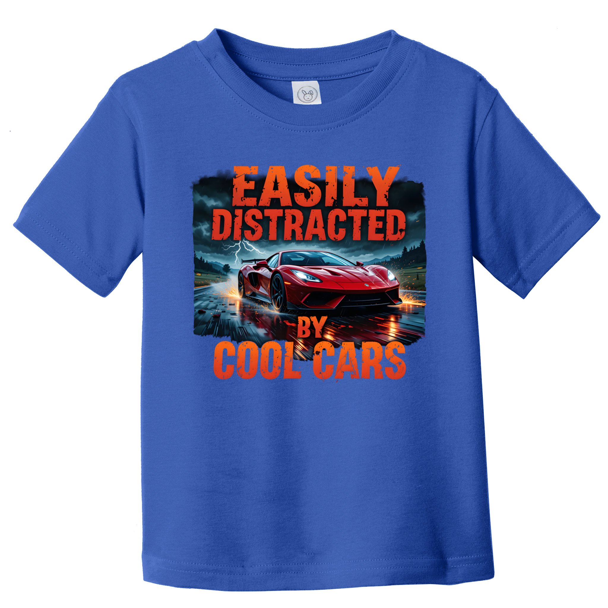 Vintage Muscle Car Easily Distracted By Cool Cars  Gift Toddler T-Shirt
