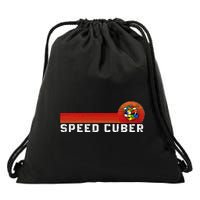 Vintage Math Cuber Heartbeat Speed Cubing Puzzle Lover Cube Drawstring Bag