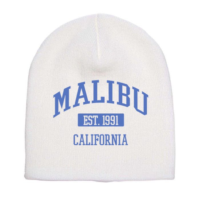 Varsity Malibu California Short Acrylic Beanie