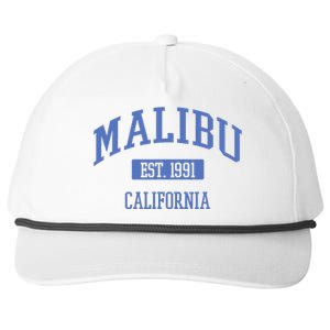 Varsity Malibu California Snapback Five-Panel Rope Hat