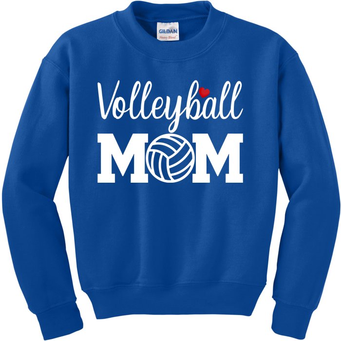 Volleyball Mom Cute Mom Life Volleyball Game Day Cheer Mom Gift Kids Sweatshirt