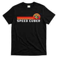 Vintage Math Cuber Heartbeat Speed Cubing Puzzle Lover Cube T-Shirt