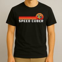 Vintage Math Cuber Heartbeat Speed Cubing Puzzle Lover Cube T-Shirt