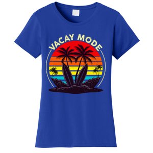 Vacay Mode Coconut Palm Trees Retro Surfing Summer Vibes Great Gift Women's T-Shirt