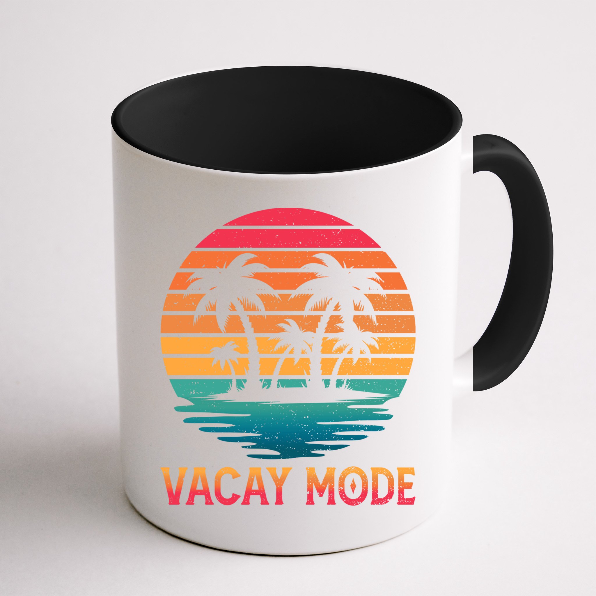 Vacay Mode Coconut Palm Trees Retro Tropical Summer Vibes Cute Gift Mug