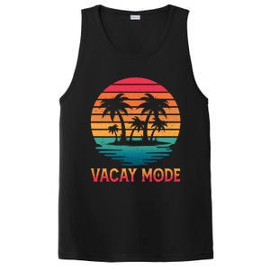 Vacay Mode Coconut Palm Trees Retro Tropical Summer Vibes Cute Gift PosiCharge Competitor Tank