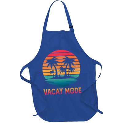 Vacay Mode Coconut Palm Trees Retro Tropical Summer Vibes Cute Gift Apron