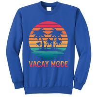 Vacay Mode Coconut Palm Trees Retro Tropical Summer Vibes Cute Gift Sweatshirt