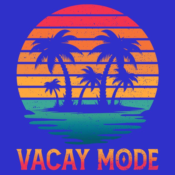 Vacay Mode Coconut Palm Trees Retro Tropical Summer Vibes Cute Gift Sweatshirt