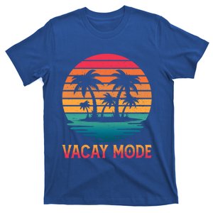 Vacay Mode Coconut Palm Trees Retro Tropical Summer Vibes Cute Gift T-Shirt