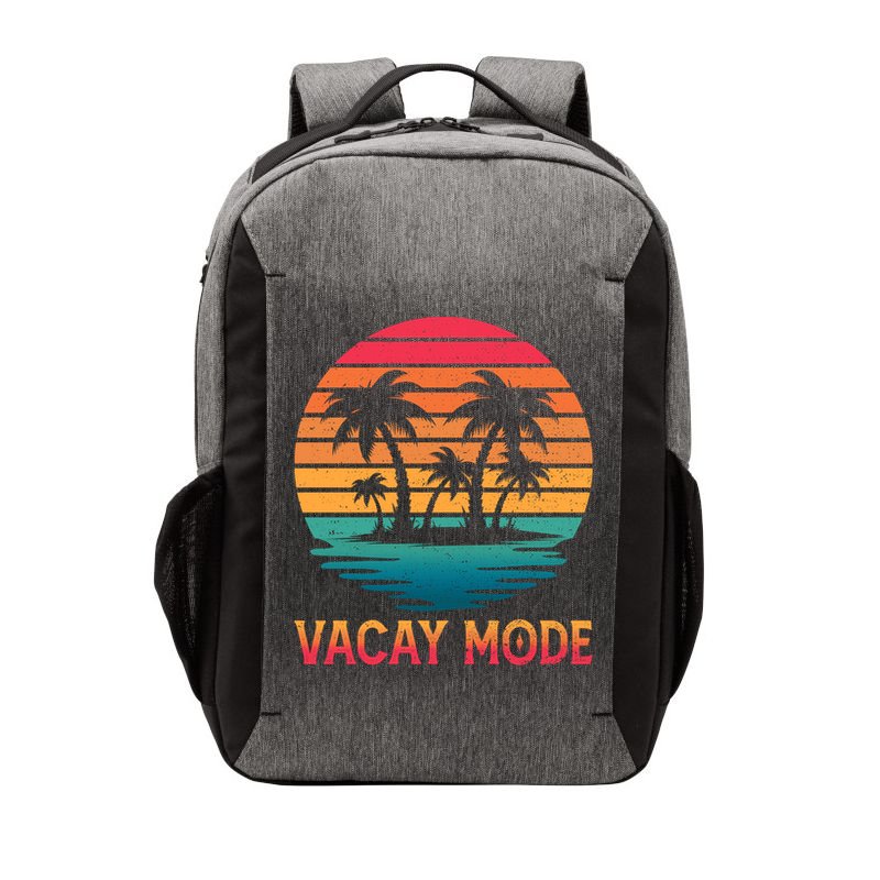 Vacay Mode Coconut Palm Trees Retro Tropical Summer Vibes Cute Gift Vector Backpack