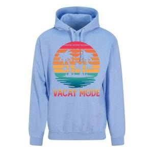 Vacay Mode Coconut Palm Trees Retro Tropical Summer Vibes Cute Gift Unisex Surf Hoodie