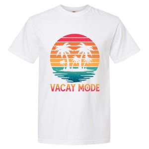 Vacay Mode Coconut Palm Trees Retro Tropical Summer Vibes Cute Gift Garment-Dyed Heavyweight T-Shirt