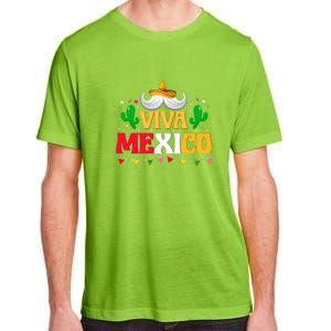 Viva Mexico Cinco De Mayo Gift Funnt Beard Adult ChromaSoft Performance T-Shirt