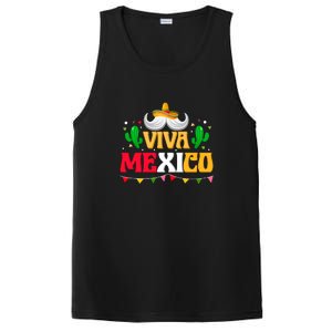 Viva Mexico Cinco De Mayo Gift Funnt Beard PosiCharge Competitor Tank