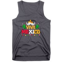 Viva Mexico Cinco De Mayo Gift Funnt Beard Tank Top