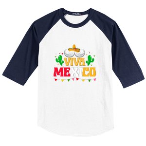 Viva Mexico Cinco De Mayo Gift Funnt Beard Baseball Sleeve Shirt