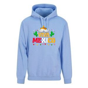 Viva Mexico Cinco De Mayo Gift Funnt Beard Unisex Surf Hoodie