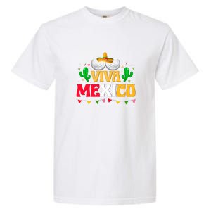 Viva Mexico Cinco De Mayo Gift Funnt Beard Garment-Dyed Heavyweight T-Shirt