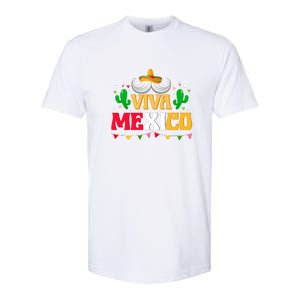 Viva Mexico Cinco De Mayo Gift Funnt Beard Softstyle CVC T-Shirt