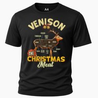 Venison Meat Chart The Christmas Meat Deer Hunter Hunting Cooling Performance Crew T-Shirt