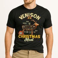 Venison Meat Chart The Christmas Meat Deer Hunter Hunting Cooling Performance Crew T-Shirt