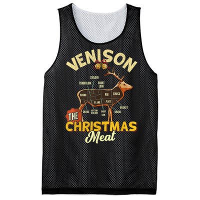 Venison Meat Chart The Christmas Meat Deer Hunter Hunting Mesh Reversible Basketball Jersey Tank