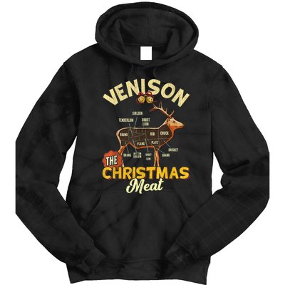 Venison Meat Chart The Christmas Meat Deer Hunter Hunting Tie Dye Hoodie