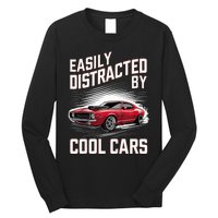 Vintage Muscle Car Easily Distracted By Cool Cars Long Sleeve Shirt