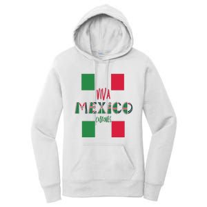 Viva Mexico Cabrones Funny Mexico Flag Women's Pullover Hoodie