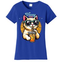 Vacay Mode Cute Cat Sunglasses Funny Family Vacation Trip Gift Women's T-Shirt