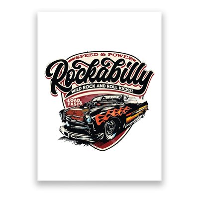 Vintage Muscle Car Graphic Poster