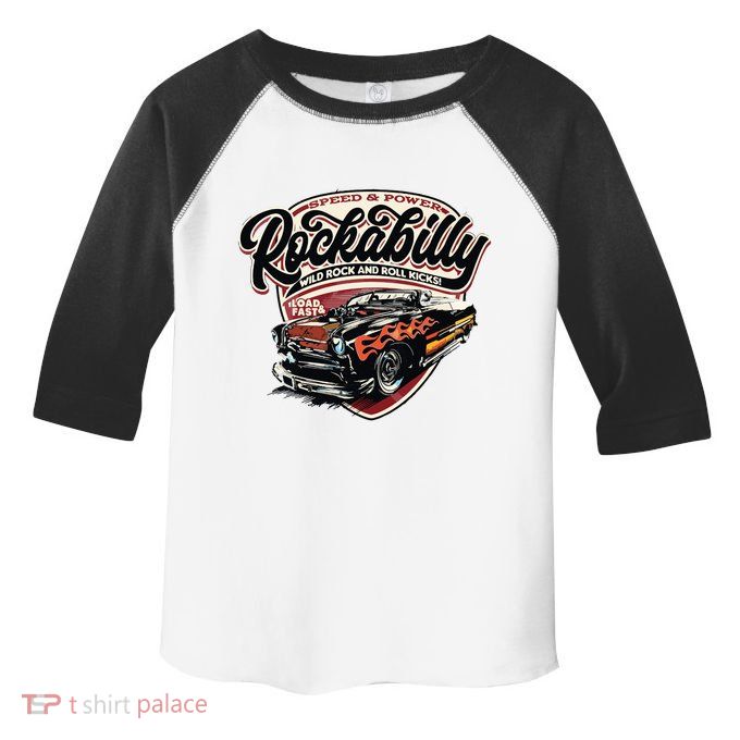Vintage Muscle Car Graphic Toddler Fine Jersey T-Shirt