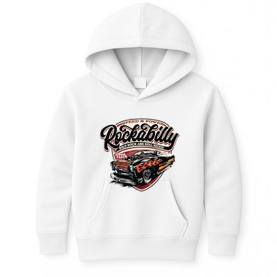 Vintage Muscle Car Graphic Kids Hoodie