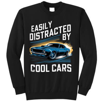 Vintage Muscle Car Easily Distracted By Cool Cars Sweatshirt