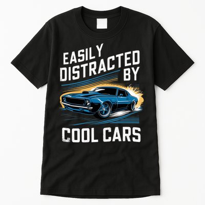 Vintage Muscle Car Easily Distracted By Cool Cars Tall T-Shirt