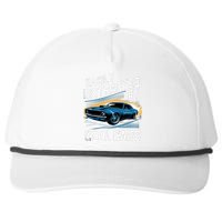 Vintage Muscle Car Easily Distracted By Cool Cars Snapback Five-Panel Rope Hat