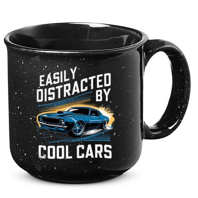 Vintage Muscle Car Easily Distracted By Cool Cars 15oz Campfire Ceramic Mug