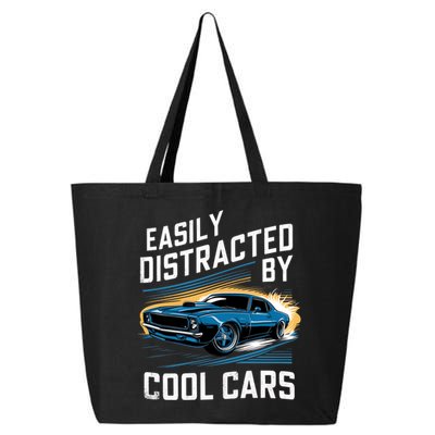 Vintage Muscle Car Easily Distracted By Cool Cars 25L Jumbo Tote