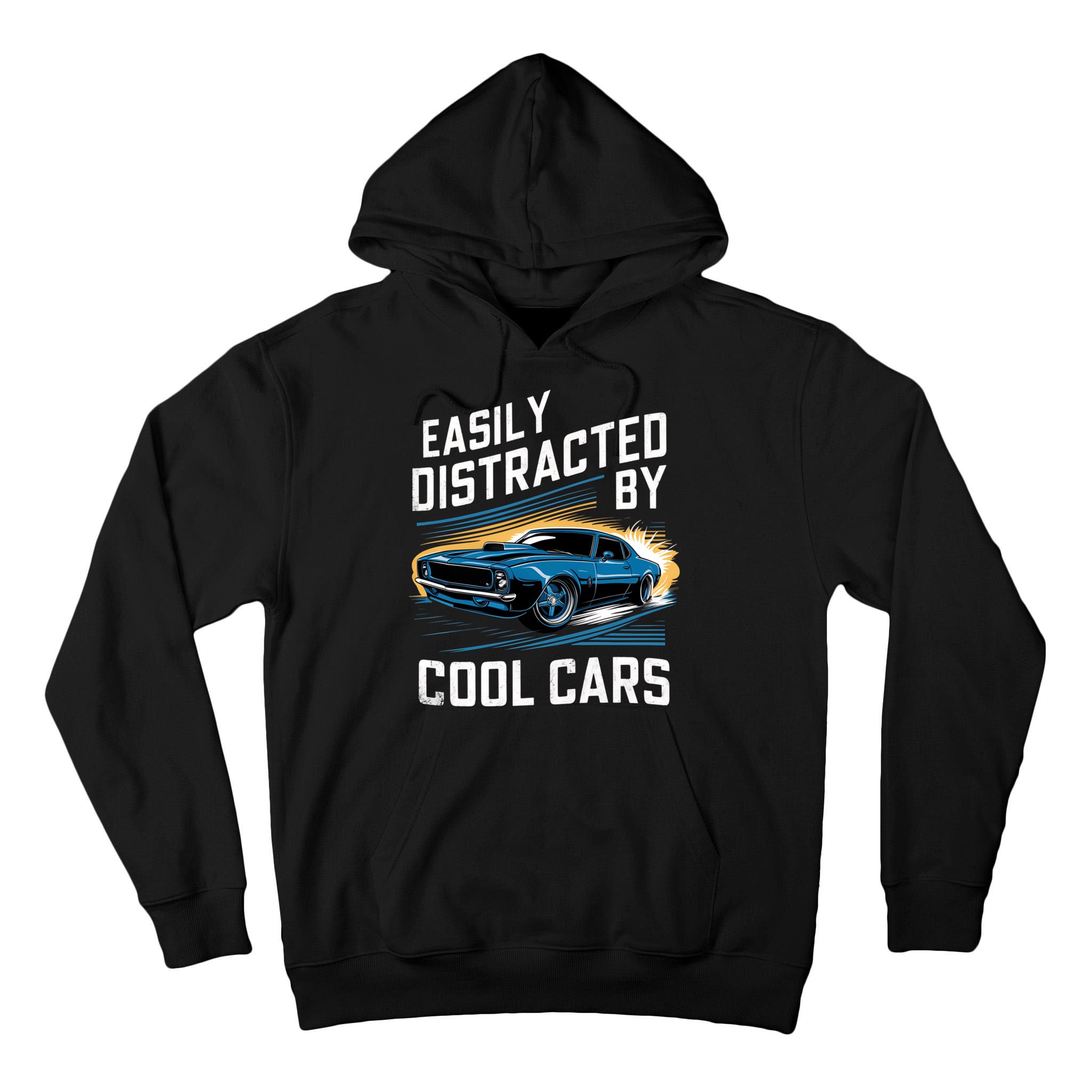 Vintage Muscle Car Easily Distracted By Cool Cars Tall Hoodie