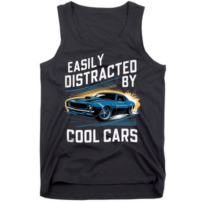Vintage Muscle Car Easily Distracted By Cool Cars Tank Top